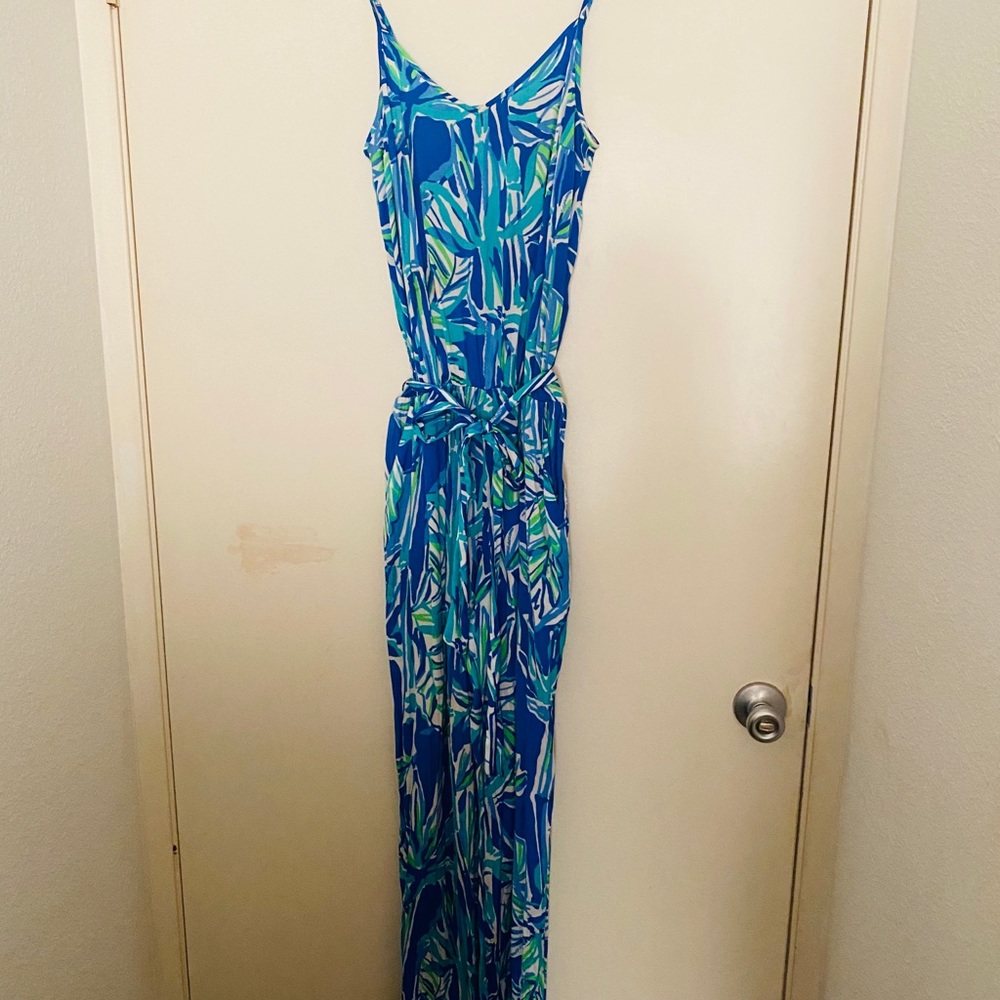 Lilly Pulitzer silk jumpsuit Size XS